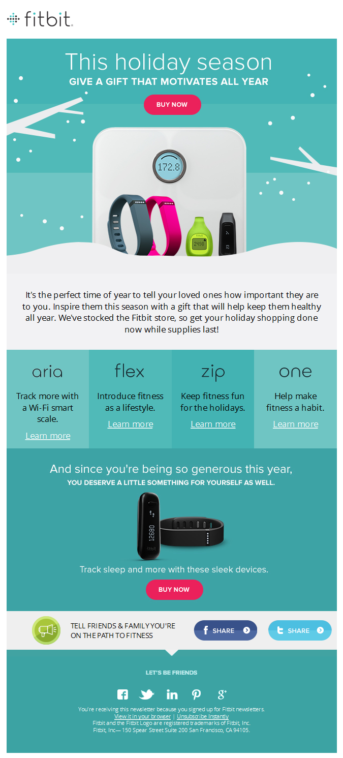 Fitbit - Newsletter - Beautiful Email Newsletters