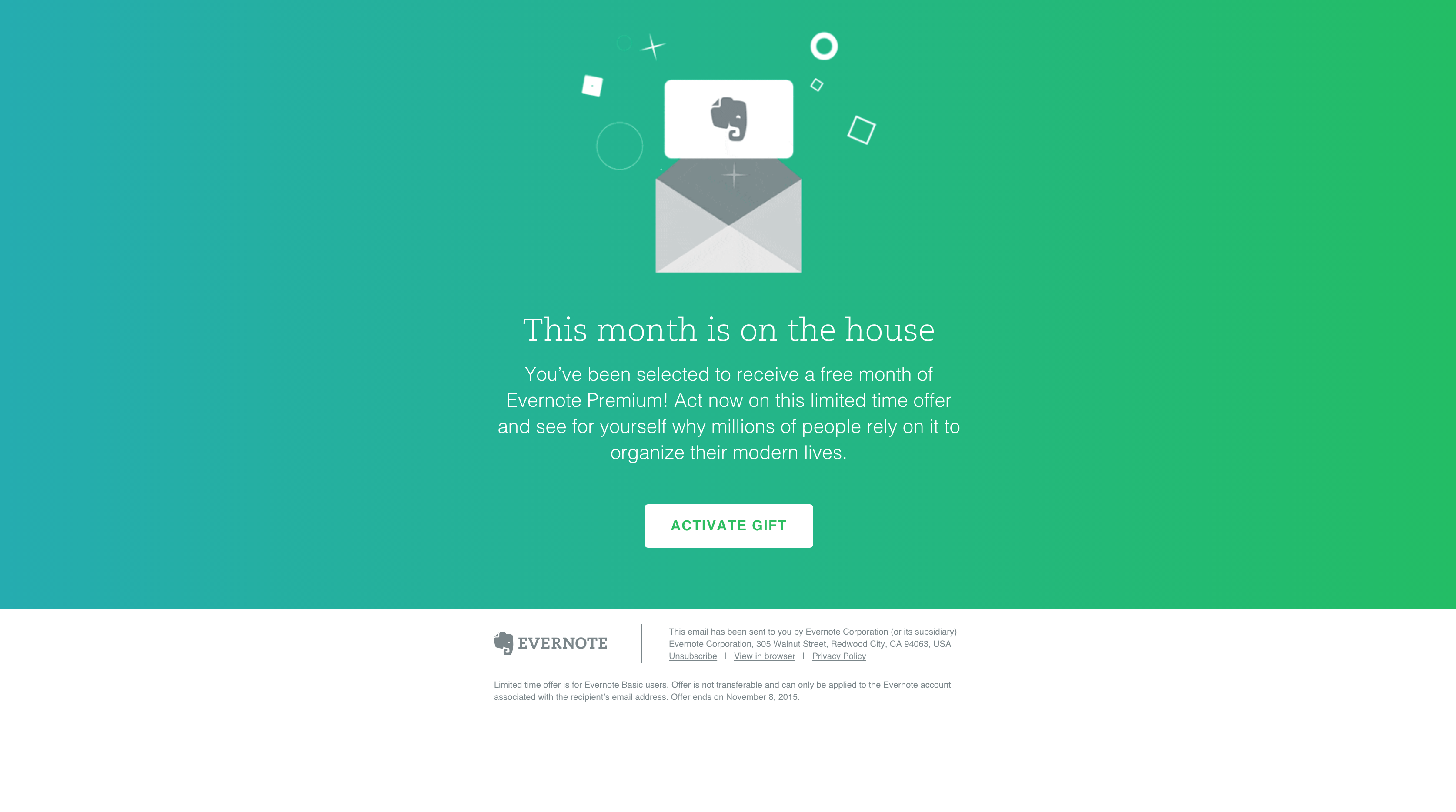 evernote premium free for students